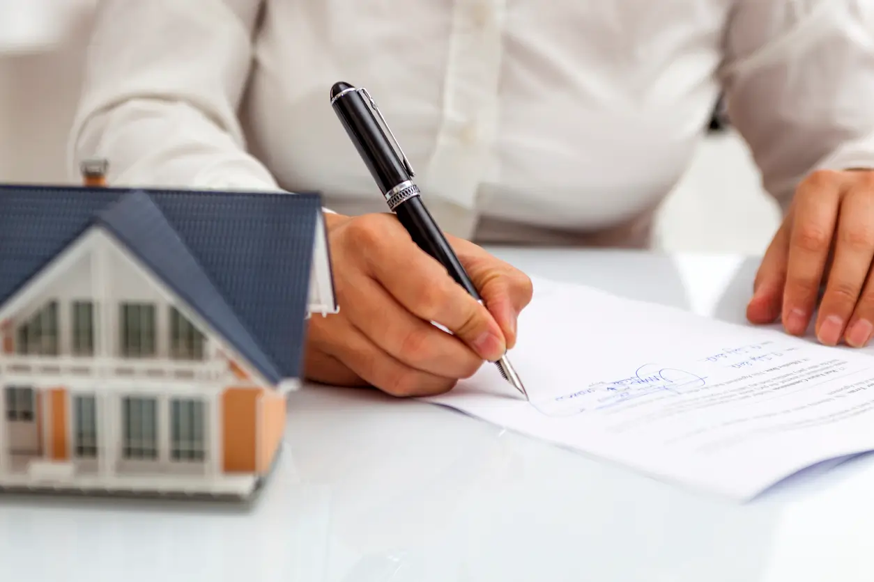 Person signing a licence agreement